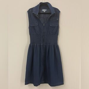 Sleeveless Denim Dress